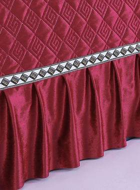 全包床头罩实木床头套罩2020新款红色简约可拆洗S防尘防撞保护套