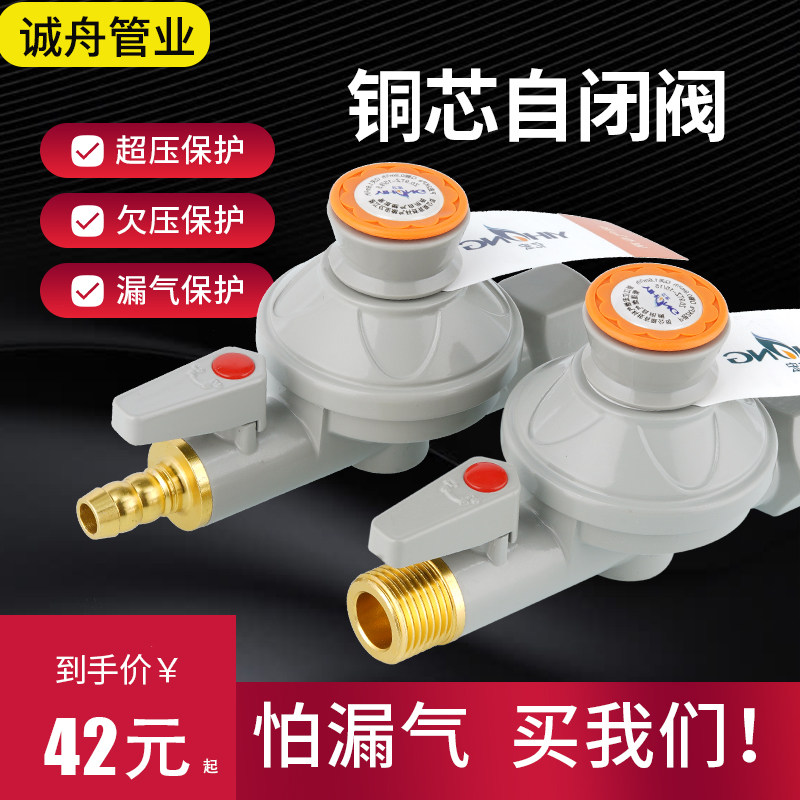 燃气安全自闭阀灶前阀天然气管煤气漏气超欠压保护阀自动断气保护