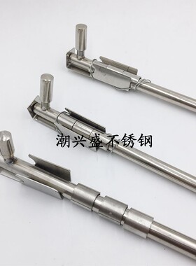 304/201不锈钢落地插销 大门明插销 不锈钢落地插销25mm-600mm