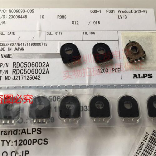 RDC506002A日本ALPS电阻式位置传感器汽车用品10K阻值寿命100万次
