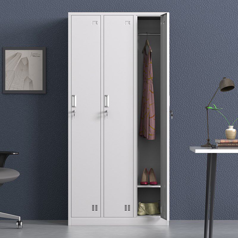 钢制办公室三门铁皮更衣柜健身房储物柜子带锁员工宿舍换衣存包柜,3C数码配件,USB多功能数码宝,淘宝优惠券,粉丝福利购,淘宝优惠卷