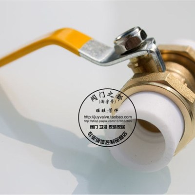 黄铜PPR双活接球阀DN20至DN63热熔焊接ppr球阀4分到2寸自来水截门