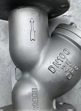 不锈钢Y型过滤器 GL41W-25P 304法兰过滤器 25公斤DN15 50 80 100