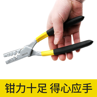 压线钳管型端子钳GT小铜管压线钳 手动接线器工具 铜管连接压接钳