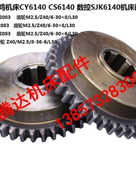 云南宝鸡机床CS6140 CY6140 6150车床配件2083齿轮Z40数控SJK6140