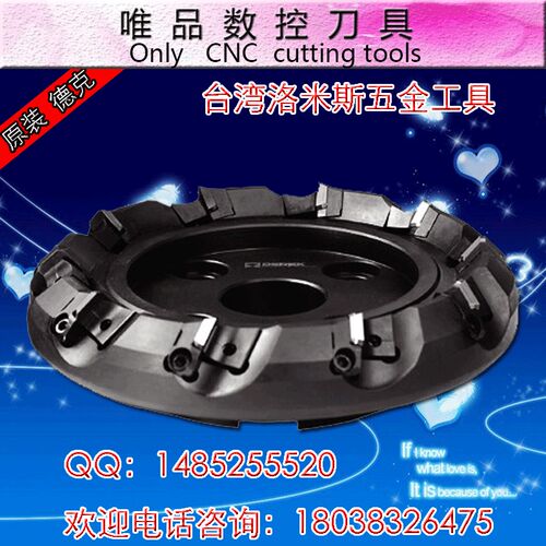 原装瑞典德克FP45度平面铣刀头面铣刀盘 数控铣床刀具FP45-250-60