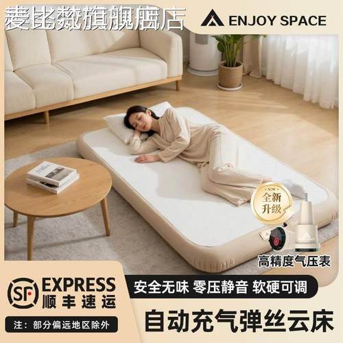 麦比梵充气床垫打地铺拉丝床垫帐篷露营充气垫户外野营地上睡觉专用床垫摆件垫垫床笠拉车