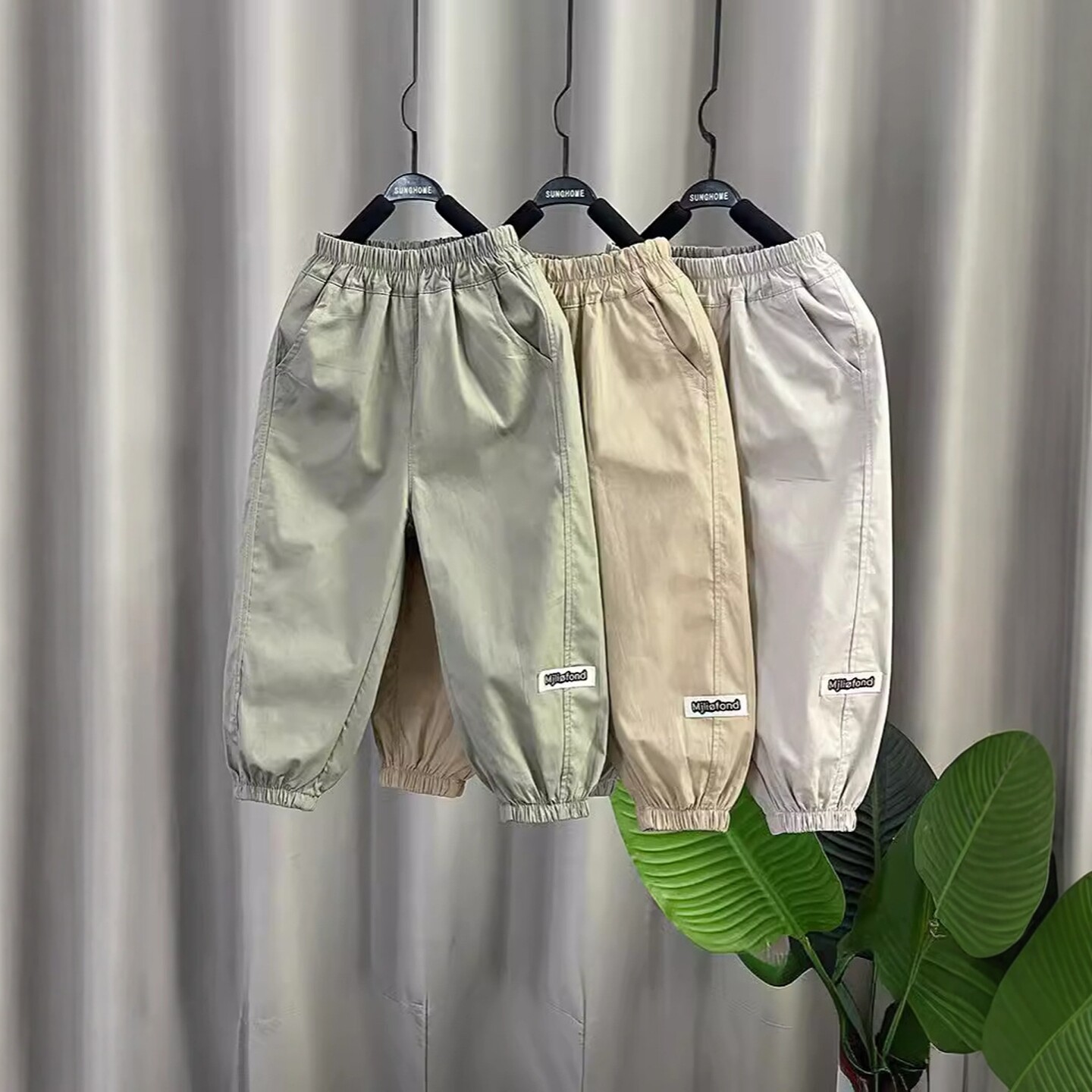 男童裤子春夏季薄款2026新款宝宝夏装纯棉防蚊裤儿童夏天小童长裤