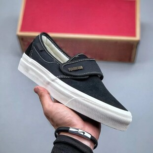 男女帆布c鞋女款2025新款fog鞋子白黑红高街字母满半印板鞋运动鞋