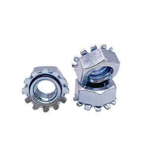 32铁镀锌美制K型螺母英制带齿螺帽螺母