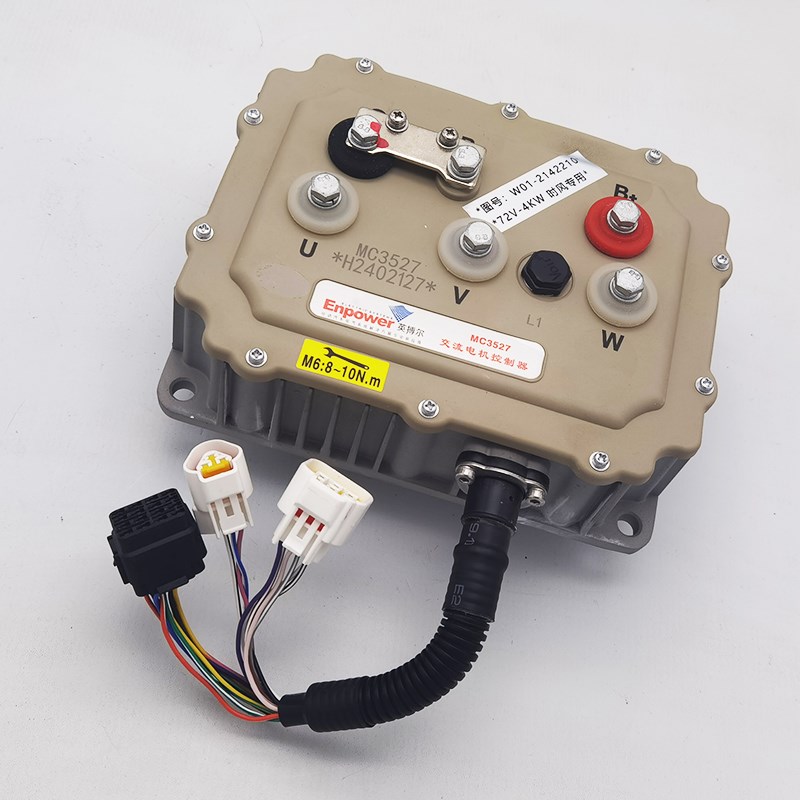 时风电动汽车4KW交流电机控制器D211 D206 D208A电动四轮控制器