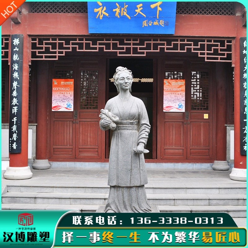 大型园林的雕塑定制黄道婆纺织桑蚕人物塑像玻璃钢铸W铜艺术品摆
