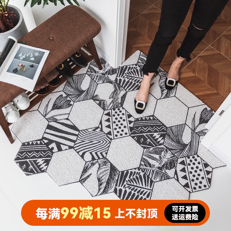 定制几何地垫进门地垫家用厨房地垫卧室门口地垫卫生间地垫防滑垫