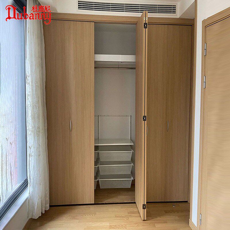 衣柜折叠门隔断i门木质推拉折叠柜门衣帽间门壁橱门衣橱门折叠门