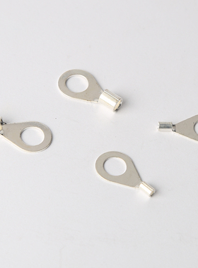 OT1.5-16冷压接线端子 O型圆形B裸端头 铜线鼻子 镀银接线耳 100