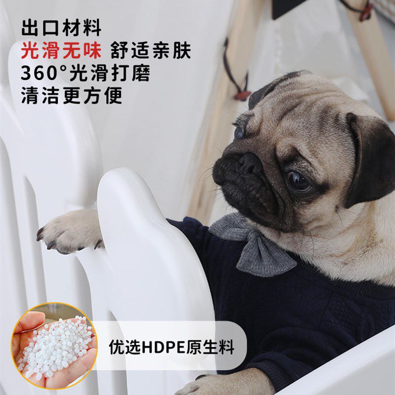 QTA狗b笼子自由组装室内宠物围栏狗栅栏狗窝中小型犬狗围栏狗护栏