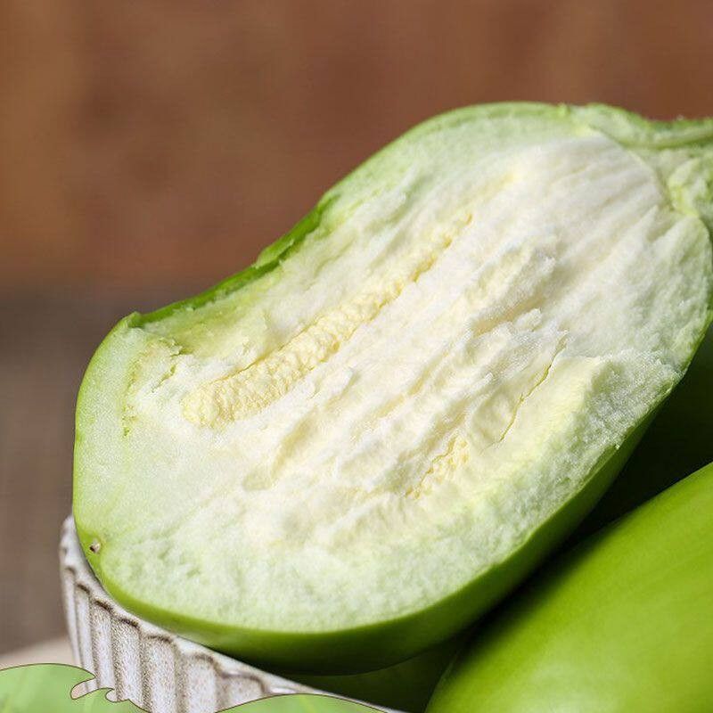 河南新鲜现摘青茄子时令农家自种鲜嫩清甜可生吃蔬菜
