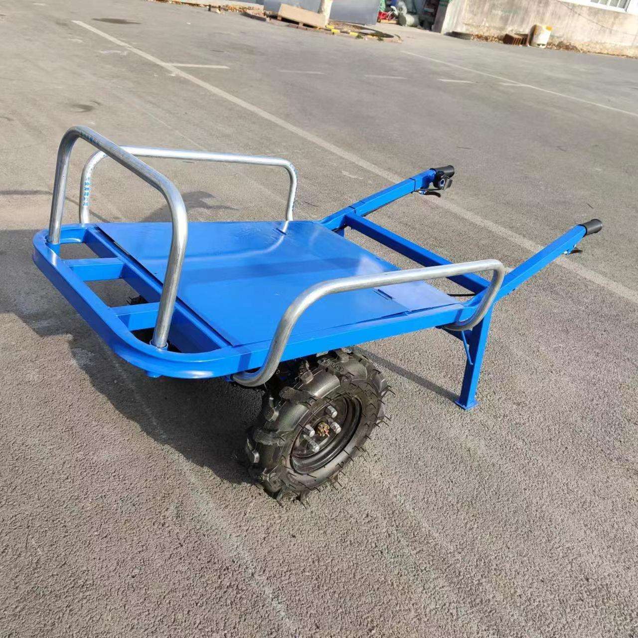 农用电动小推车 充电手推独轮鸡公车 山地爬坡工地果园运输车