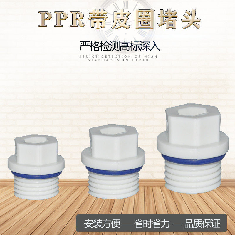 PPR外丝堵头 PPR外牙堵头 PPR水管管件 PPR接头 丝堵 4分堵头6分,金属材料及制品,金属丝/绳/缆,淘宝优惠券,粉丝福利购,淘宝优惠卷