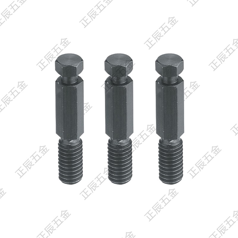 拉伸弹簧用支柱 碳钢发黑 六角型DSPO3 PDSPO3 4 5 6 8 弹簧支柱