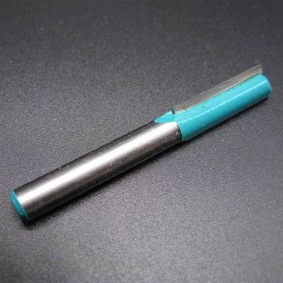 工具修边机开槽直刀双刃裸机木工铣刀雕刻铣锣刀刀头开料刀具