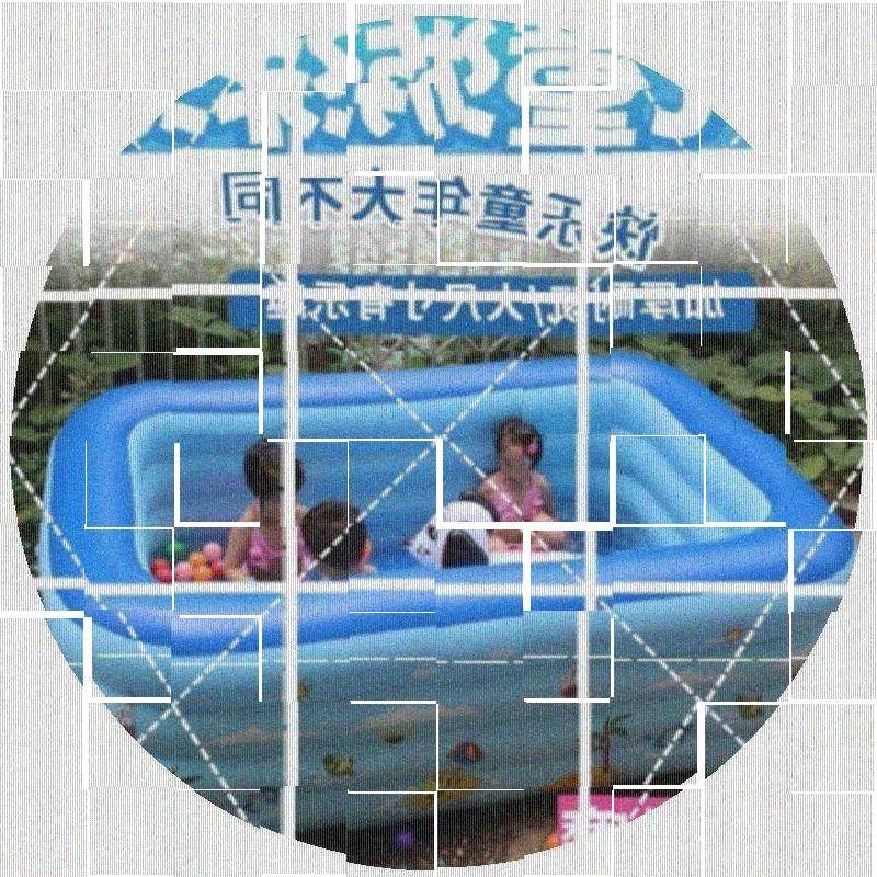 宝用加厚儿童婴儿气垫游泳池小孩子室内充气式水池洗澡盆浴桶浴池