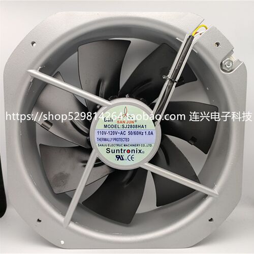 全新三巨SJ2808HA1/HA2/HA3 110V 220V 380V机柜配电柜耐高温风机