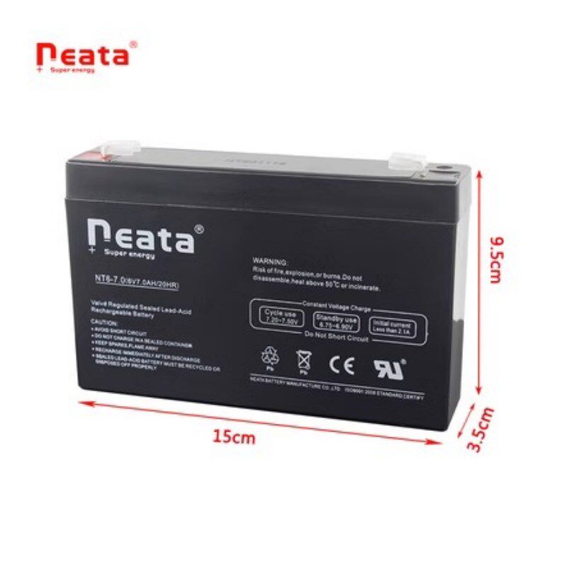 neata能特NT6-76V7Ah20HR儿童电动车电玩具童车3-fm-7蓄电池电瓶