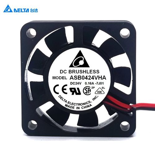 台达ASB0424VHA DC24V 0.16A 4010双滚珠轴承散热风扇40*40*10MM