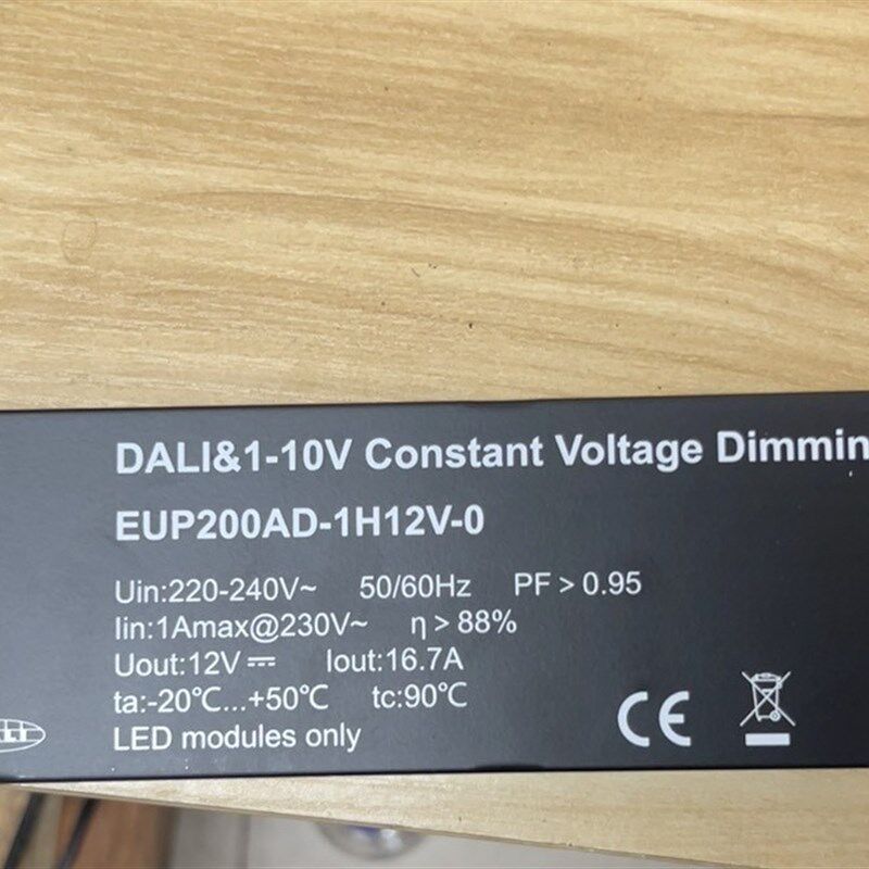 EUP200A-1H12V-0调光电源200W12V灯具电源0-10V和DALI调光