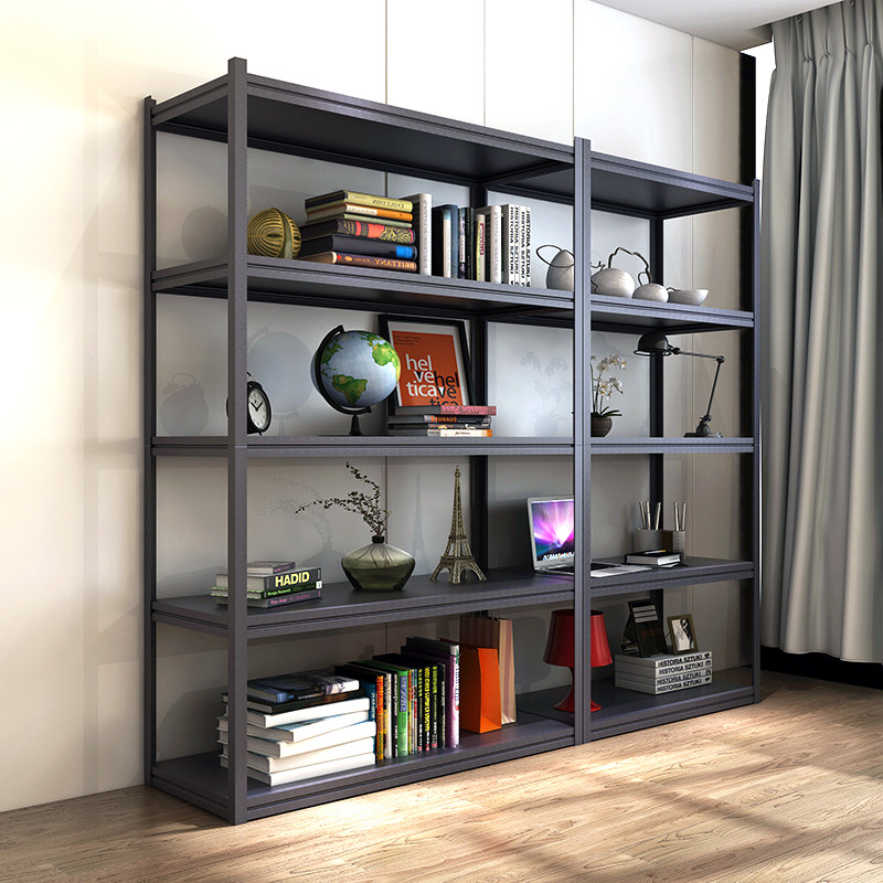 货架家用客厅阳台收纳架铁架子置物架仓储搁物架金属储物架图书架