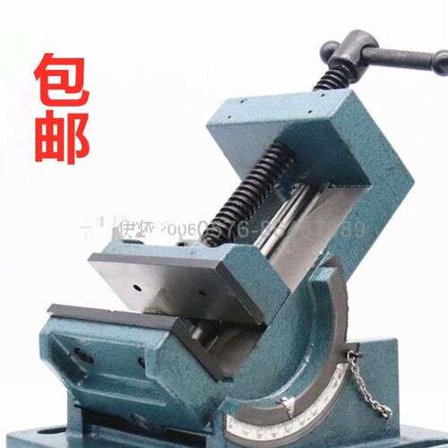 泰山可倾夹具QKD 75 100 3寸 4寸导杆角度平口钳快动钻床虎钳Q19K