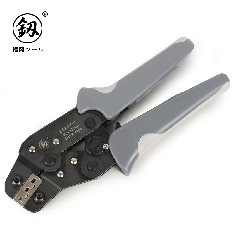 日本福冈 进口压线钳端子钳多功能棘轮压接冷压端子钳压着钳正品