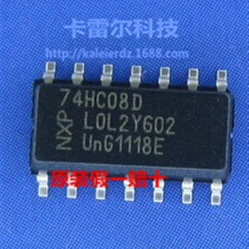 74HC08D 74HC08  NXP 逻辑ic 原装正品 SOP-14