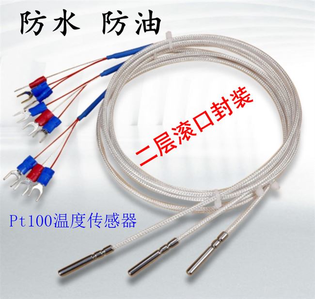 pt100温度传感器铂热电阻精密wzp 防腐防水型高温1 pt100探头式