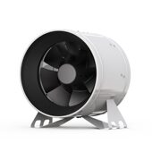 甄选直供斜流压管道风机 防水金属管道风机 水培种植棚轴流风机