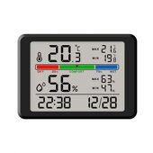 甄选新超薄磁吸电子钟多功能LCD电子数字温湿度闹钟灯光床头时钟2