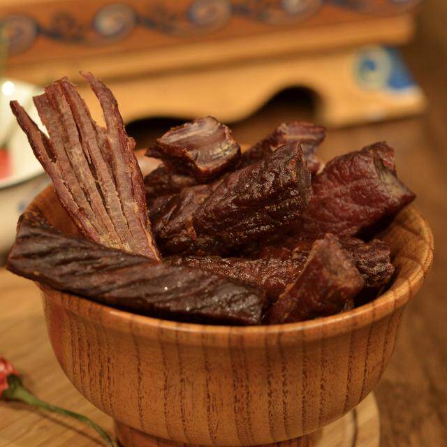 老马草原炭烤牛肉干内蒙古风味 250g 起新老包装随机发