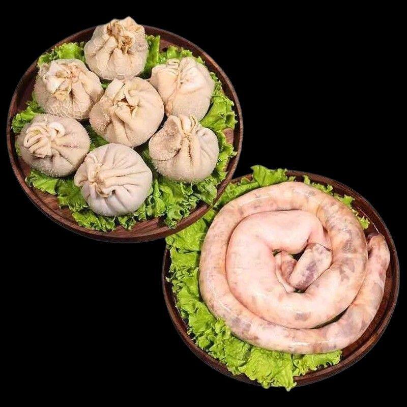 【顺丰发货】2斤羊肚包肉+2斤羊肉肠手工制做草原美味肚包肉k