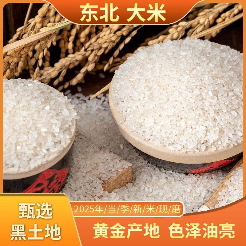 讷粮优选新米寒地黑土东北大米 10斤煮饭营养清香工厂直发