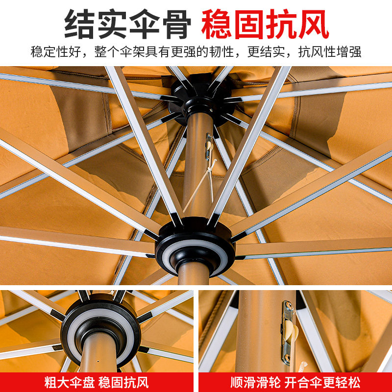 莫家户外伞庭院伞室外太阳伞广告中柱伞阳台桌椅遮阳伞户外 摆摊