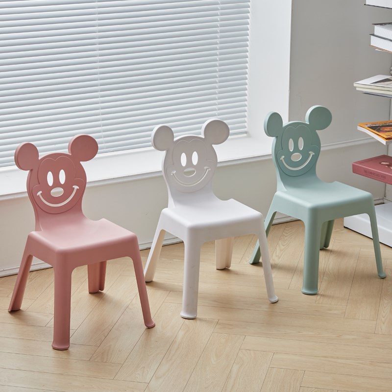 加厚儿童椅子小凳子幼儿园靠背椅宝宝餐椅塑料小椅子家用防滑板凳