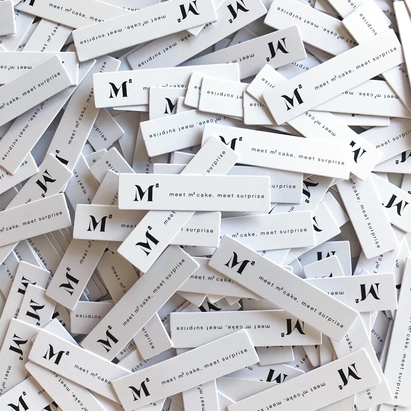蛋糕插牌定制logo甜品装饰插件烘焙店标签小卡片生日插卡插排设计
