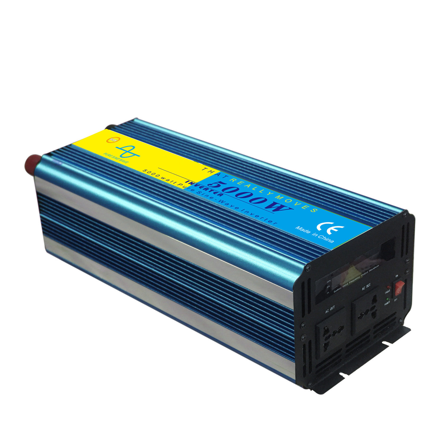 工厂直发 5000W正弦波直转交逆变器 12V 24V 110V 220V 带USB接口