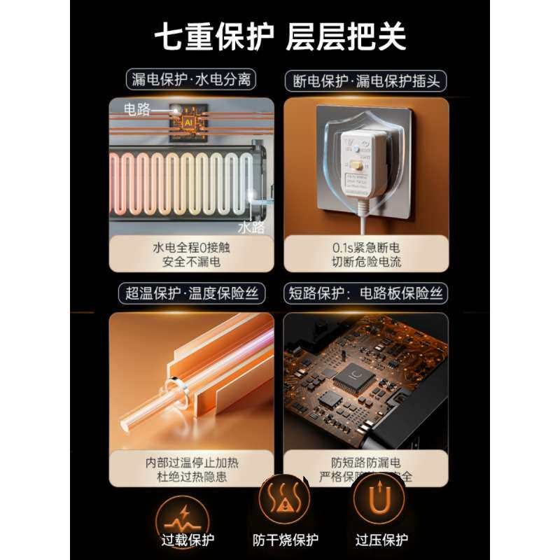 泡澡恒温加热器水循环加热器泡澡桶折叠澡盆浴缸边泡边加热