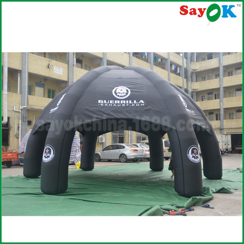 外贸直销充气帐篷牛津布六角户外遮阳可印刷便携充气式充气模型