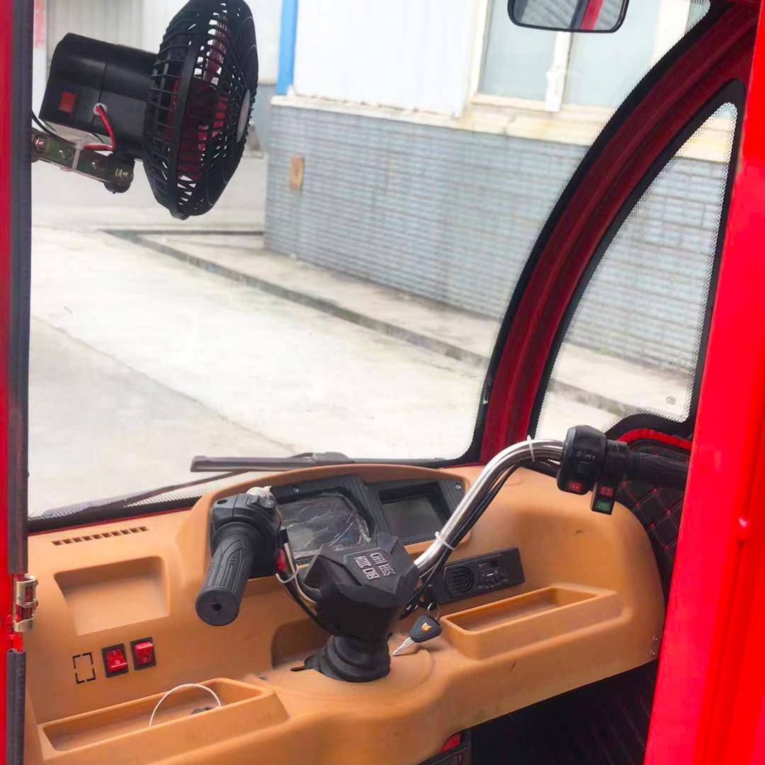 接可上牌全封JWT1200D用闭电动三轮车送子成人电动孩载客车