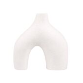 甄选陶瓷花套装 花陶瓷白色陶瓷花摆件简约插花器家居陶瓷花