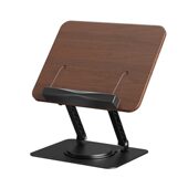 甄选旋转木纹阅读书架看书支架儿童桌面读书架学习多功能平板支撑