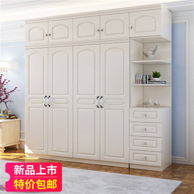 贵阳欧式衣柜简约现代q经济型衣柜板式整体卧室衣柜出租房衣柜衣